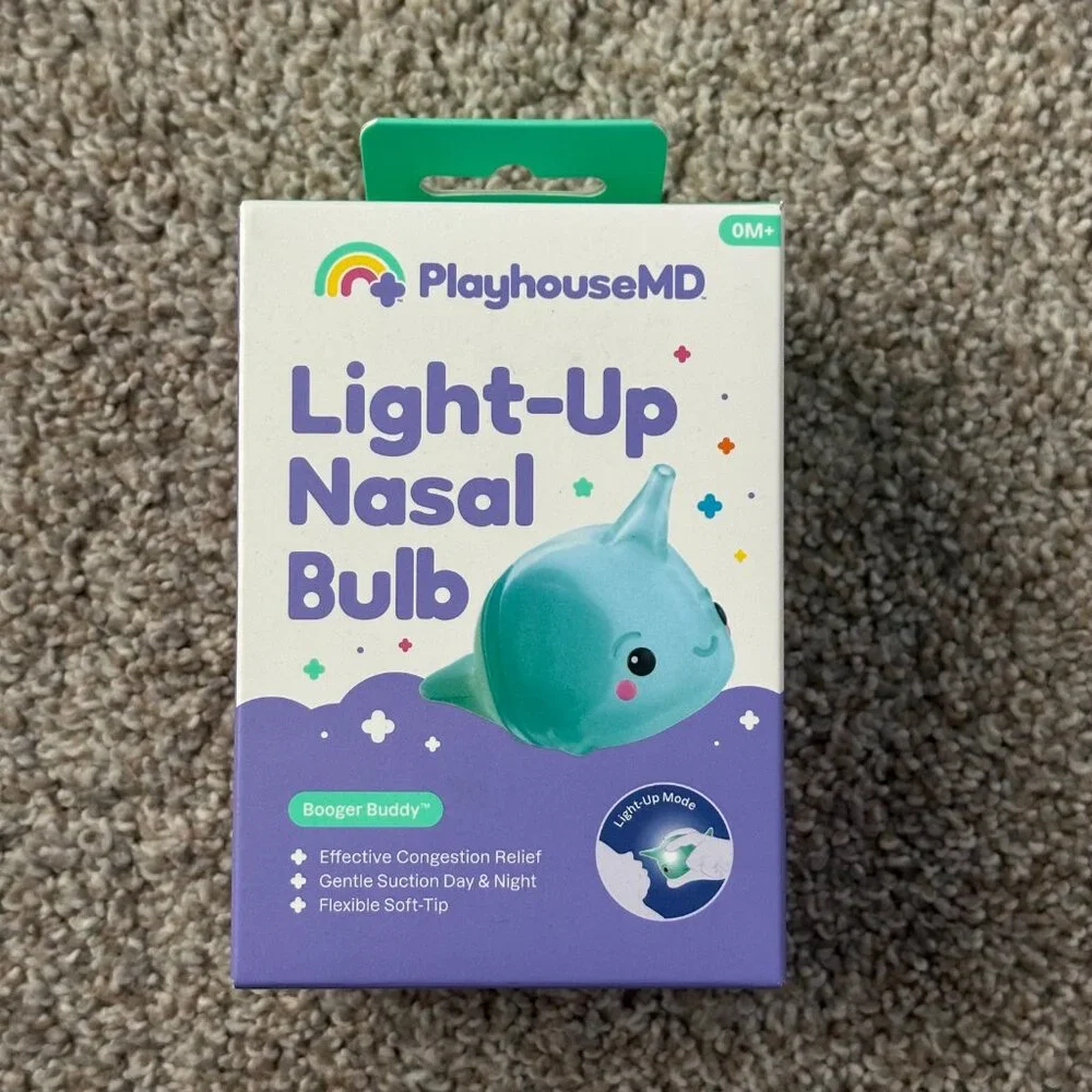 NEW playhouse md light-up narwhal nasal bulb 🤍